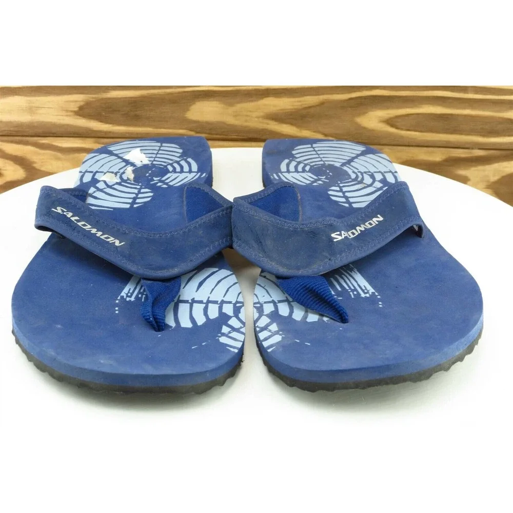 Salomon Size‎ 11 M Blue Flip Flop Synthetic Men Shoes